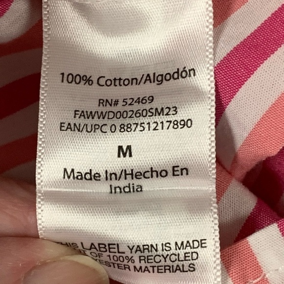 Free Assembly tiered striped maxi sundress adjustable spaghetti straps MED - Picture 8 of 8